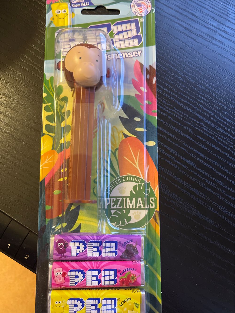 PEZimals - Milo The Monkey Crystal  - PEZ Originals pez collectible [Barcode 073621954984] - Main Image 2