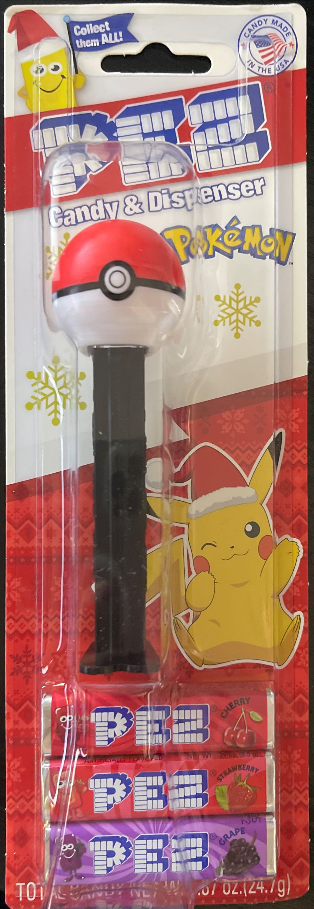 Pokémon - Christmas- Poke Ball 🎄 - Pokemon pez collectible [Barcode 073621092181] - Main Image 2