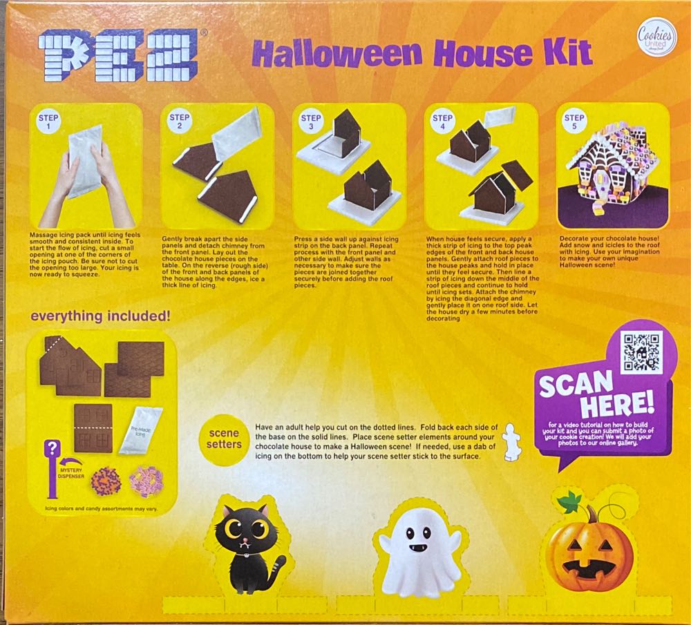 Pez Halloween House Kit  pez collectible [Barcode 037695776217] - Main Image 2