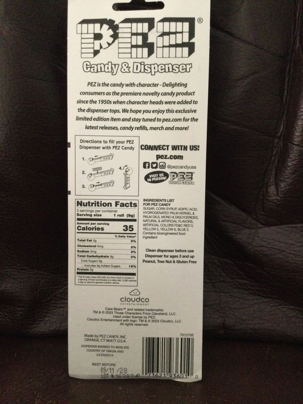 Care Bear - Trick Or Sweet - Limited Edition pez collectible [Barcode 073621936010] - Main Image 2