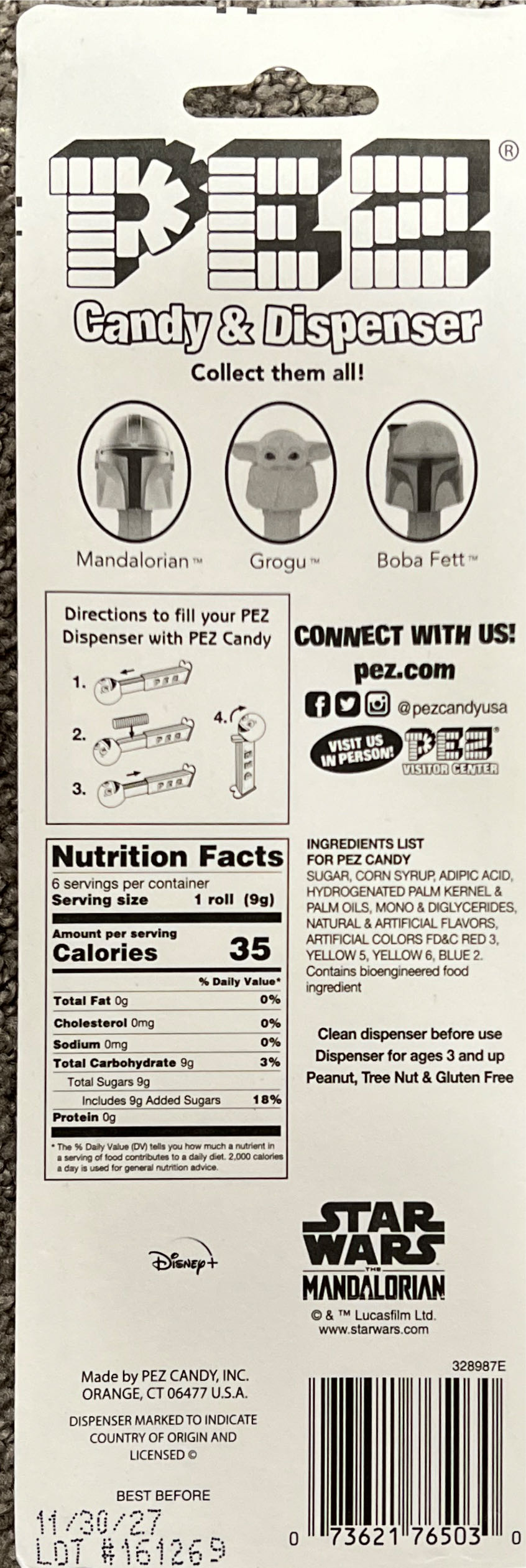 Boba Feta - Starwars  pez collectible [Barcode 073621765030] - Main Image 2