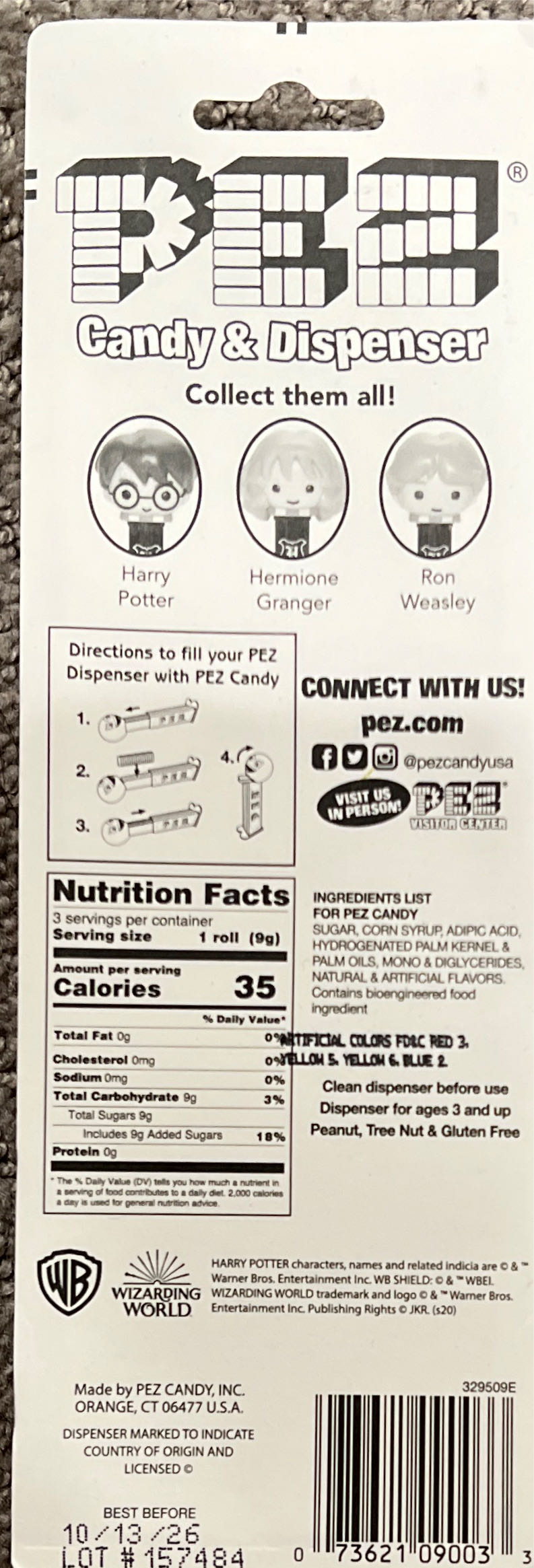 Harry Potter  pez collectible [Barcode 073621090033] - Main Image 2