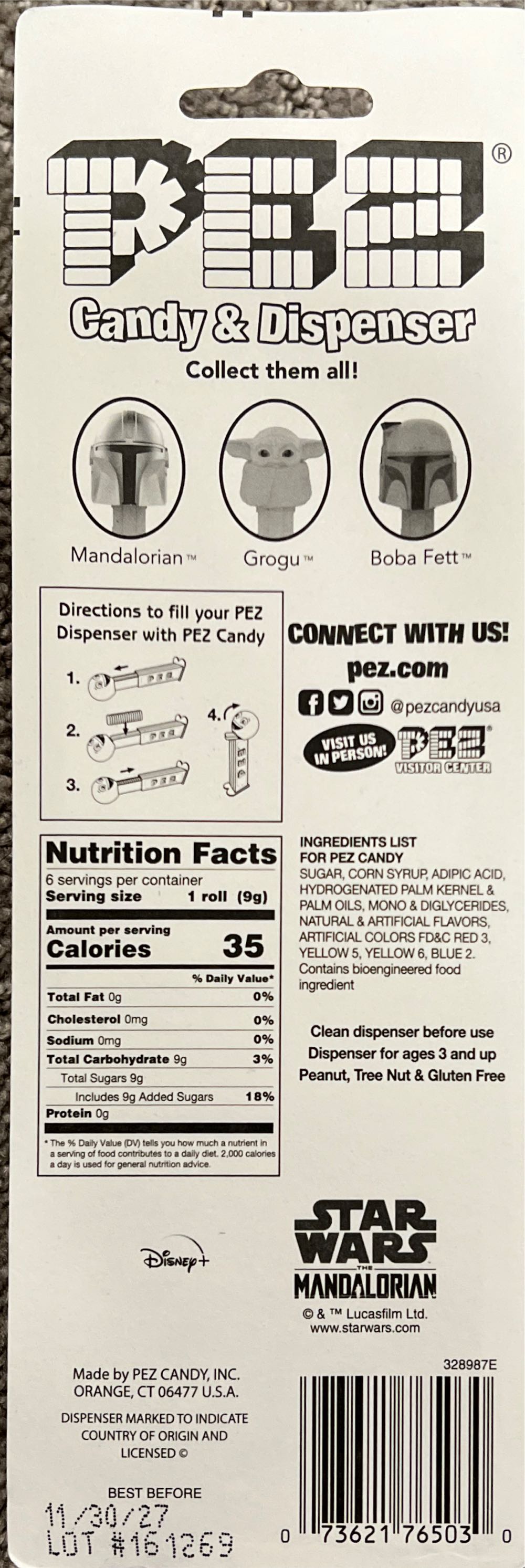 Star Wars - Grogu  pez collectible [Barcode 073621765030] - Main Image 2