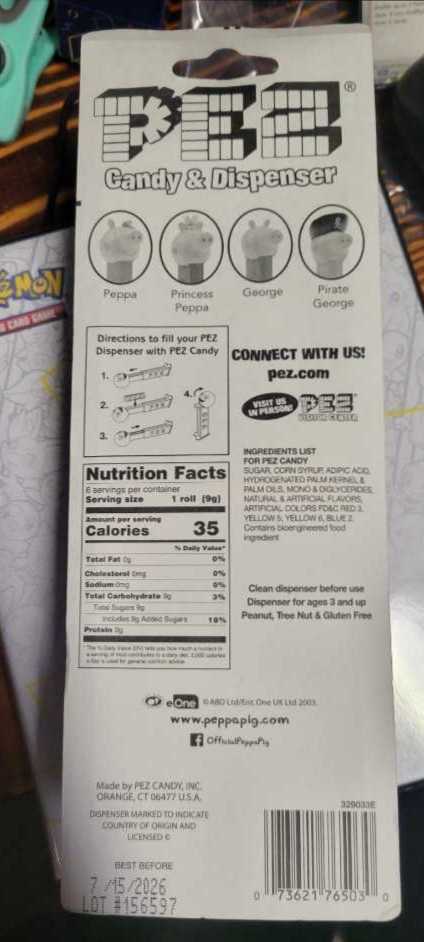 Peppa Pig - Peppa Pig - Peppa Pig pez collectible [Barcode 073621765030] - Main Image 2