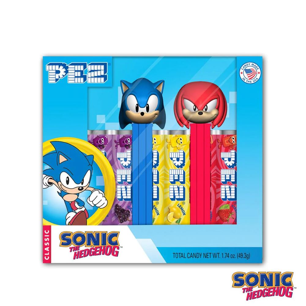 Sonic the Hedgehog Gift Set (Sonic & Knuckles) - Sonic The Hedgehog pez collectible [Barcode 073621012677] - Main Image 1