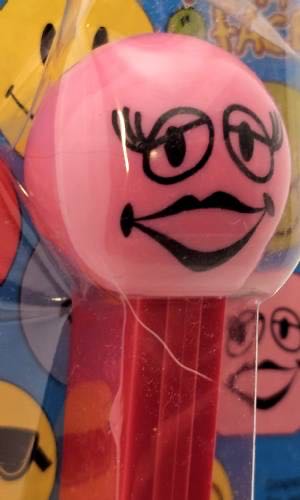 Funky Faces - Batting Lashes - Red - funky faces pez collectible - Main Image 3
