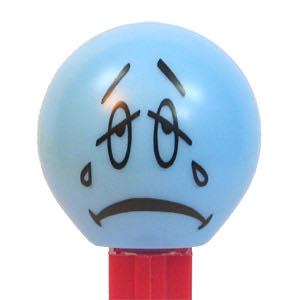 Sad (Red) - funky faces pez collectible - Main Image 1