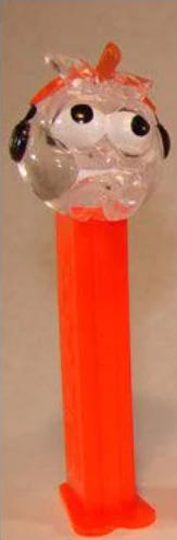 Christmas - Santa, round glasses, red stem