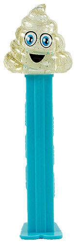 Emoji - Glitter Poop - funky faces pez collectible - Main Image 3