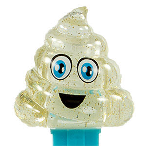 Emoji - Glitter Poop - funky faces pez collectible - Main Image 4