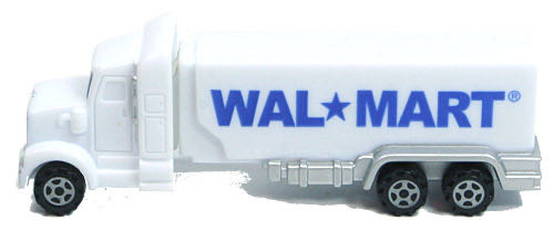 Truck - Walmart Truck White Cab White Trailer - Trucks pez collectible - Main Image 4