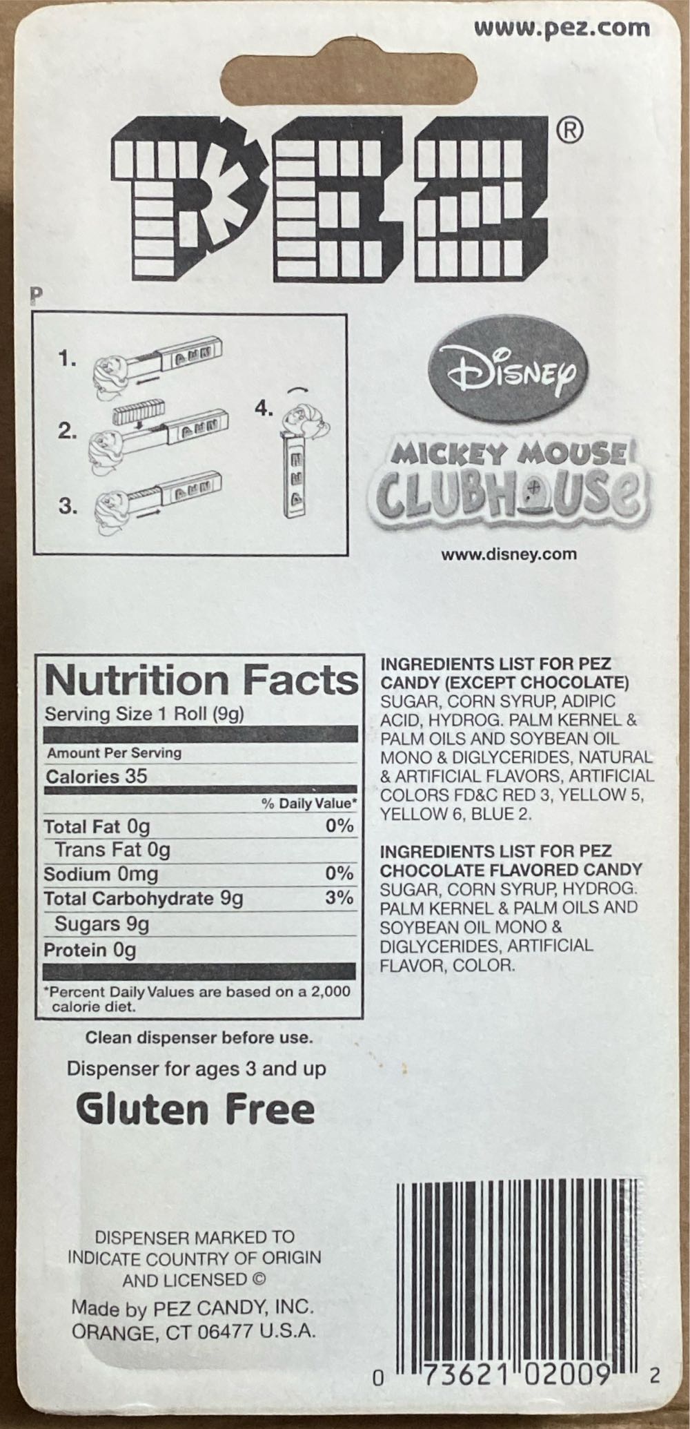 Disney - Pluto 5.9 - Disney pez collectible [Barcode 073621020092] - Main Image 2