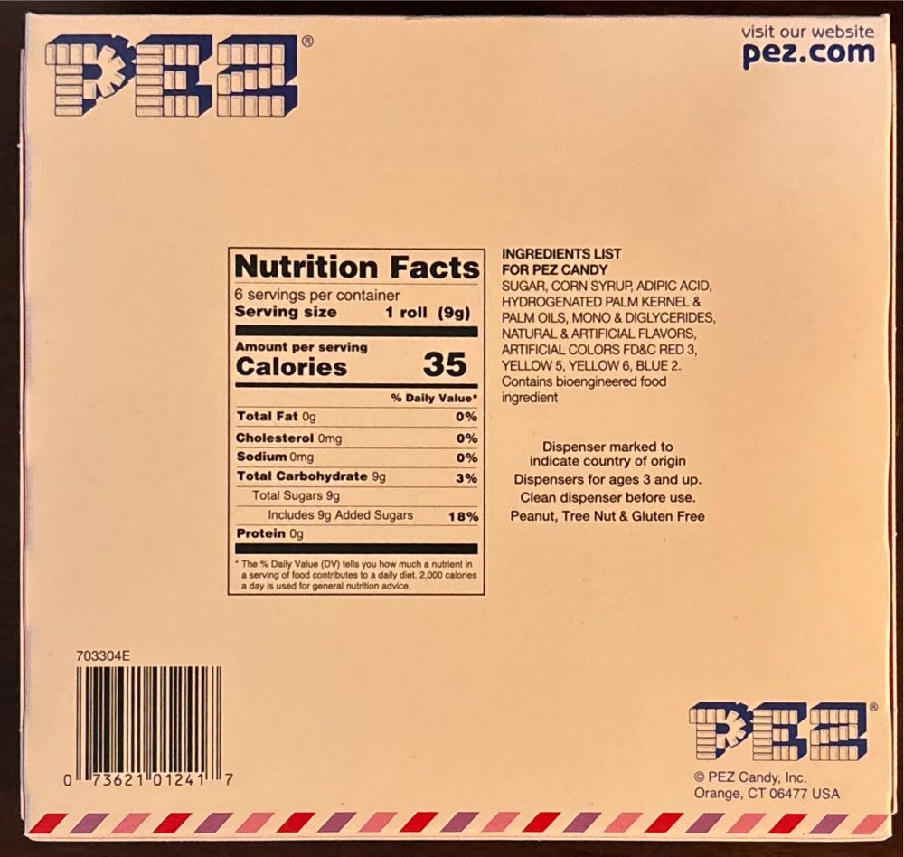 Valentine’s Day - Bear Set - Valentine’s pez collectible [Barcode 073621012417] - Main Image 2