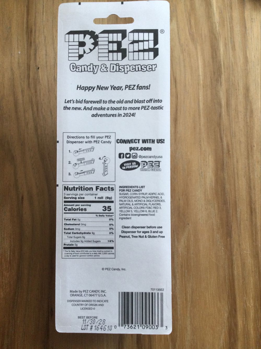 Space Mission New Years 2024 Crystal Space Shuttle - New Years pez collectible - Main Image 3