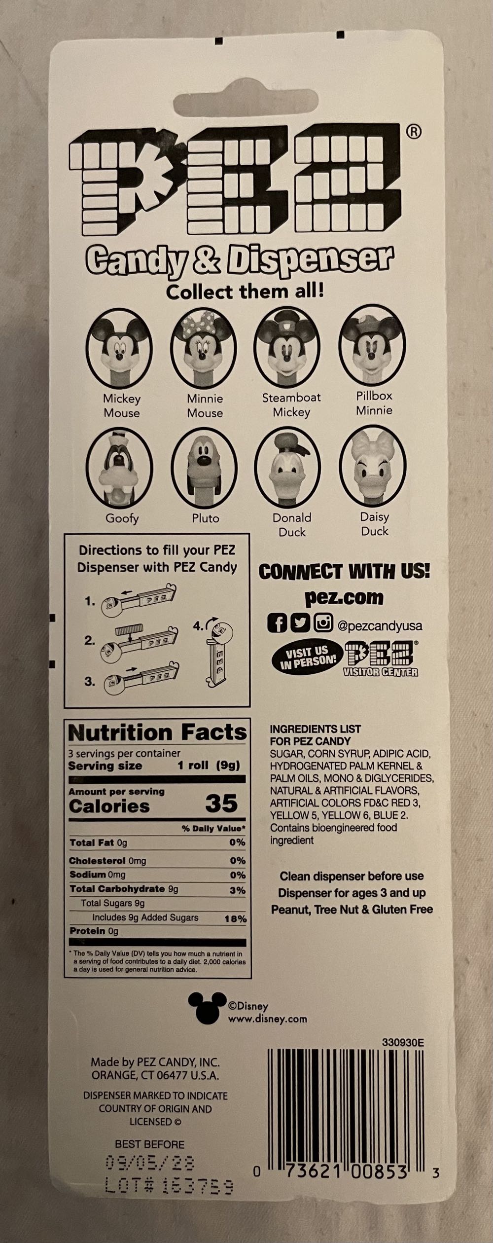 Disney - Daisy Duck - Disney pez collectible [Barcode 073621008533] - Main Image 2