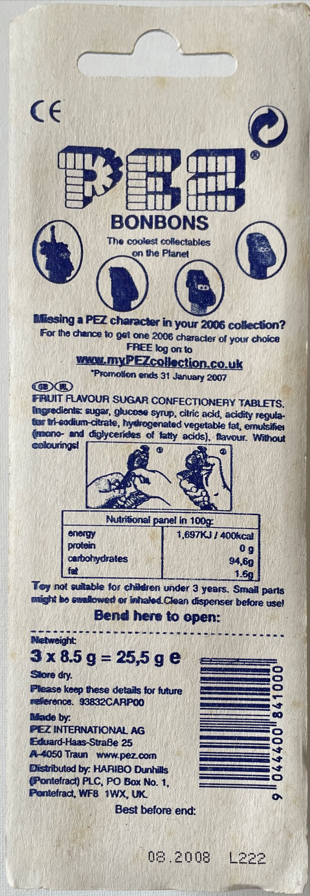 Lightning McQueen - Cars pez collectible [Barcode 9044400841000] - Main Image 2