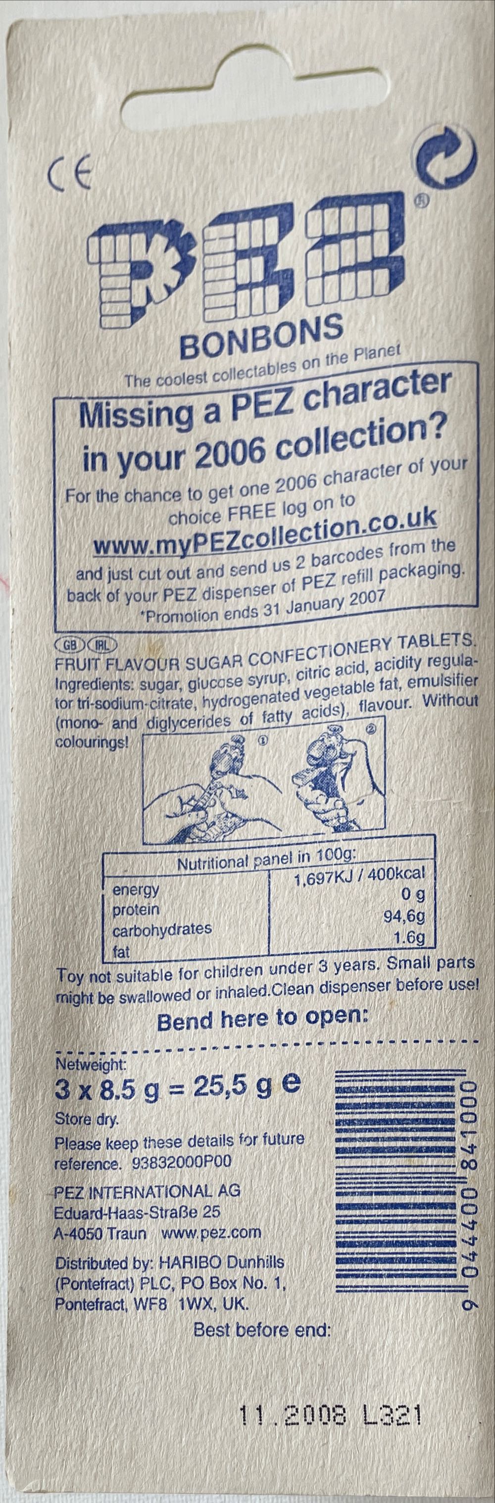 Nemo - Best Of Disney / Pixar pez collectible [Barcode 9044400841000] - Main Image 2