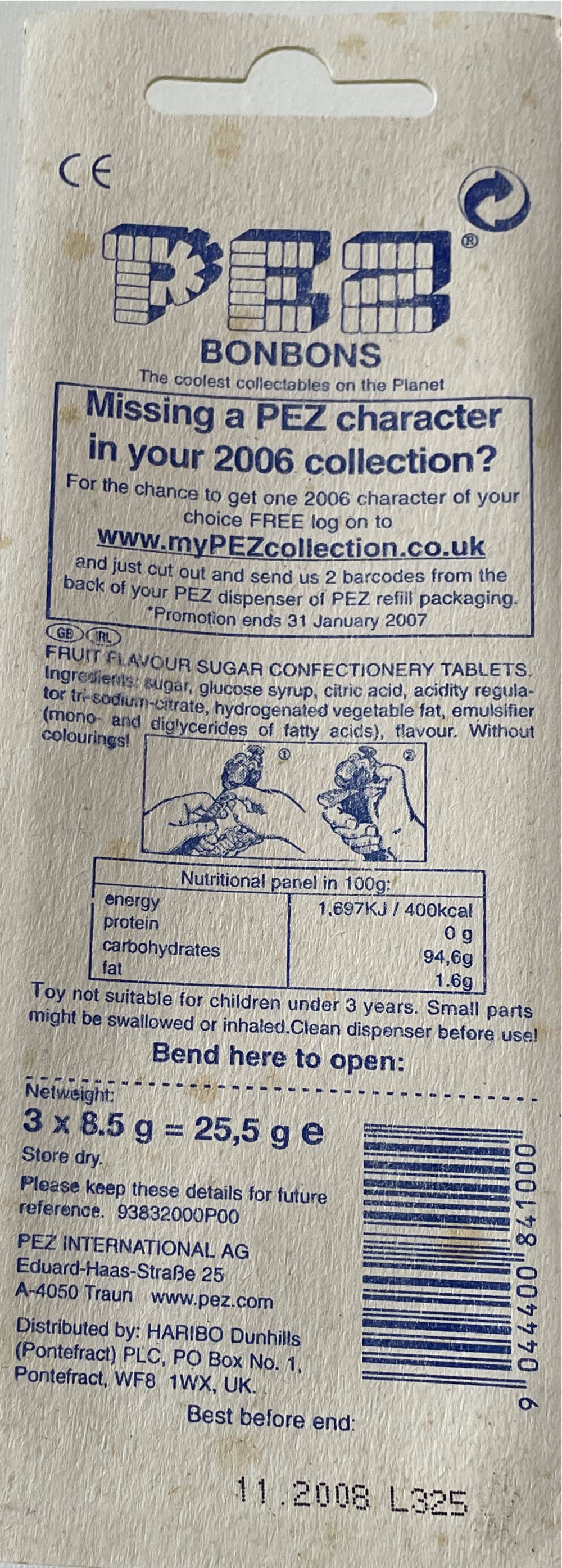 Mike Wazowski - Best Of Disney / Pixar pez collectible [Barcode 9044400841000] - Main Image 2