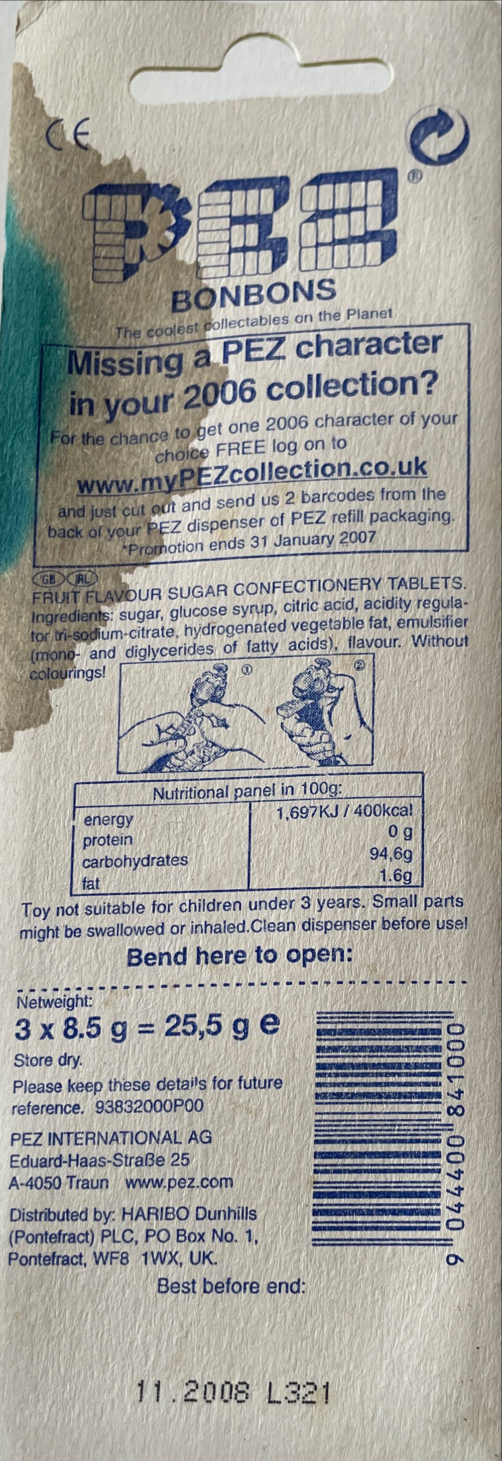 Lightning McQueen - Best Of Disney / Pixar pez collectible [Barcode 9044400841000] - Main Image 2