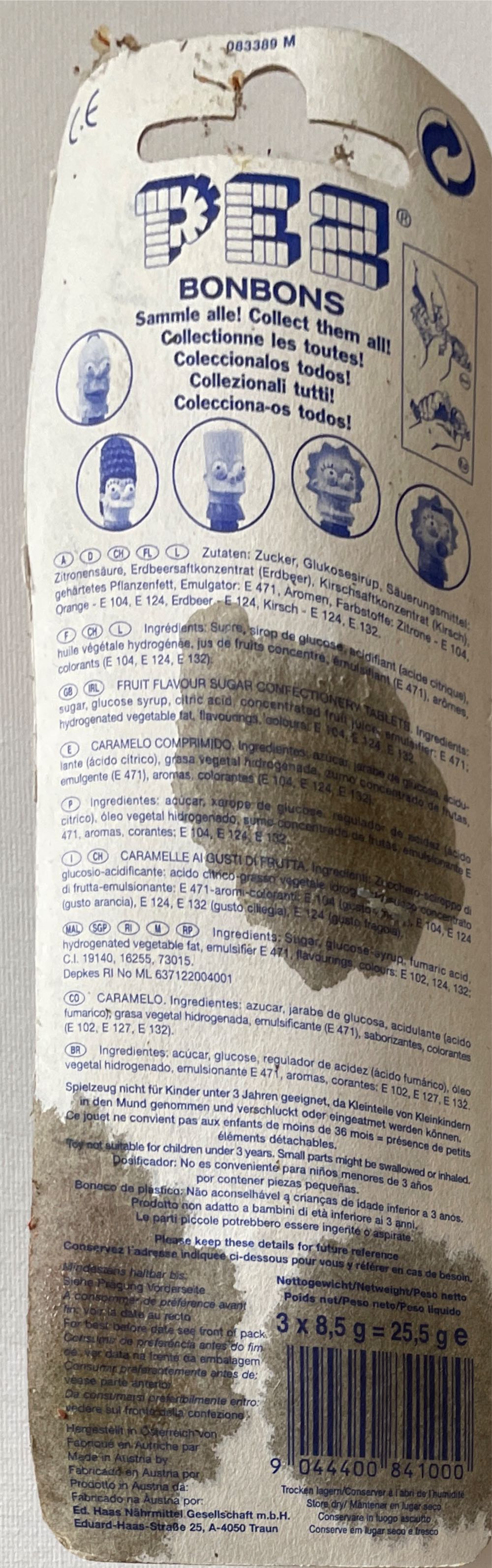 Maggie Simpson - The Simpsons pez collectible [Barcode 9044400841000] - Main Image 2