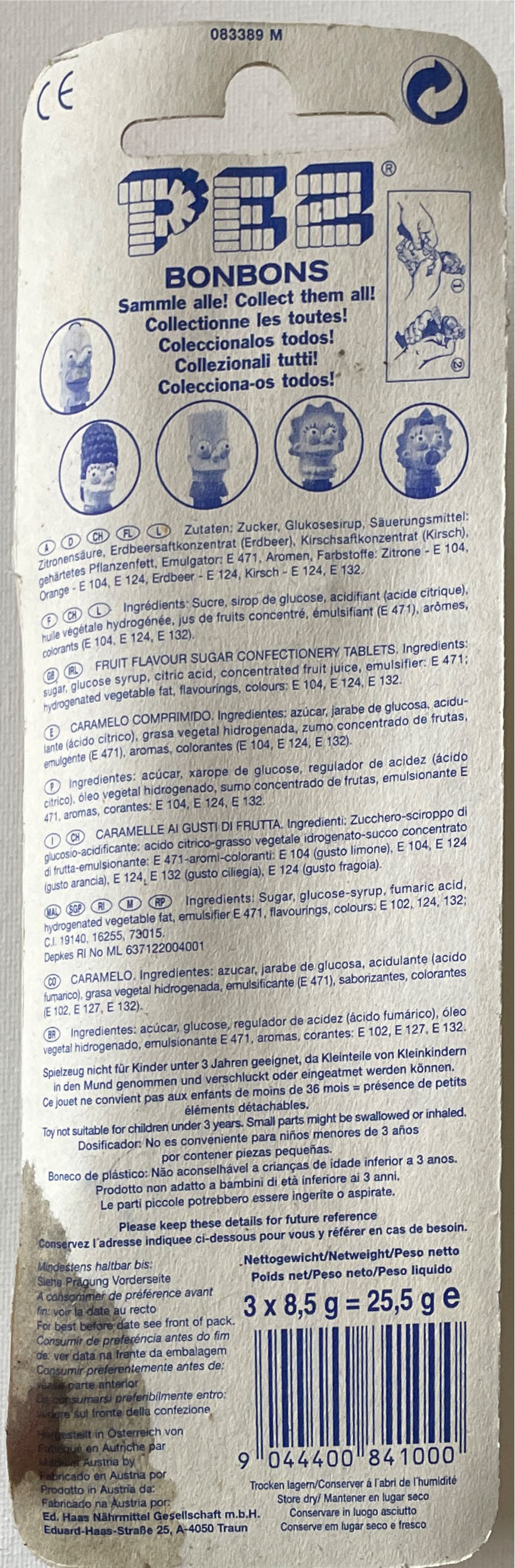 Marge Simpson - The Simpsons pez collectible [Barcode 9044400841000] - Main Image 2