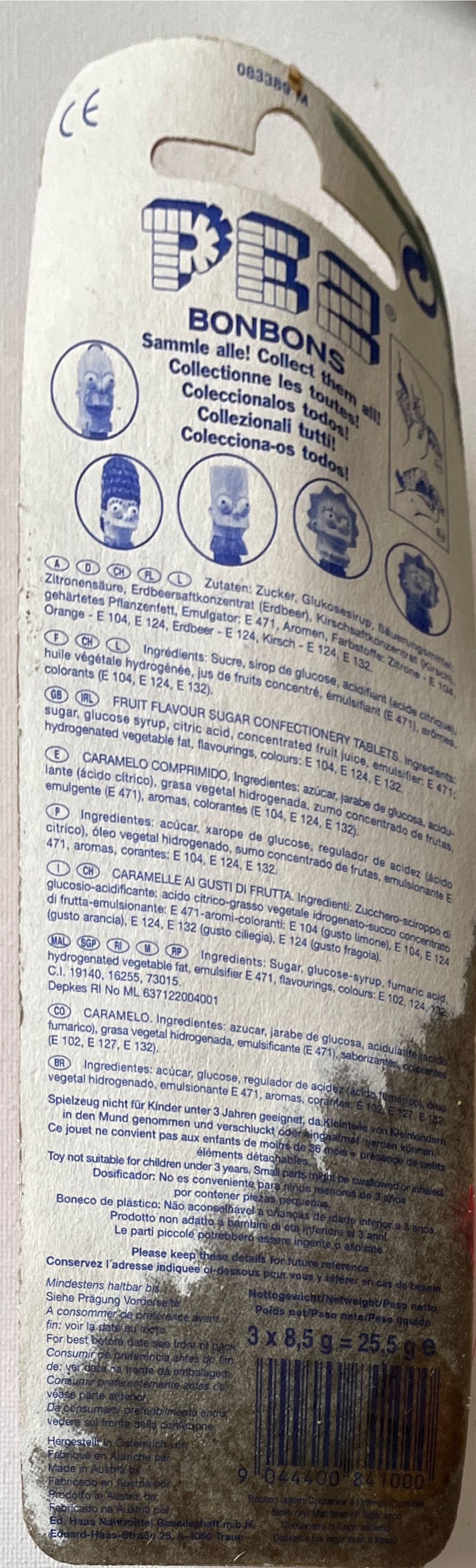 Bart Simpson - The Simpsons pez collectible [Barcode 9044400841000] - Main Image 2