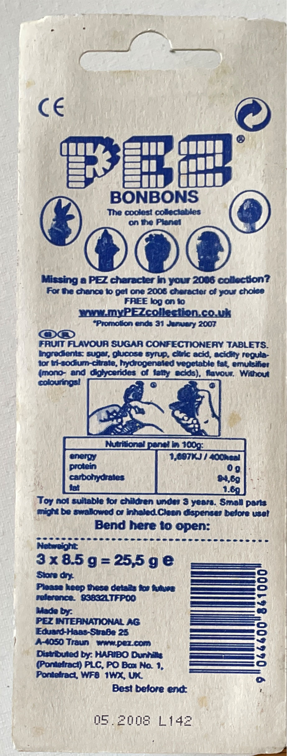 Tweety Bird - Football Loony Tunes pez collectible [Barcode 9044400841000] - Main Image 2