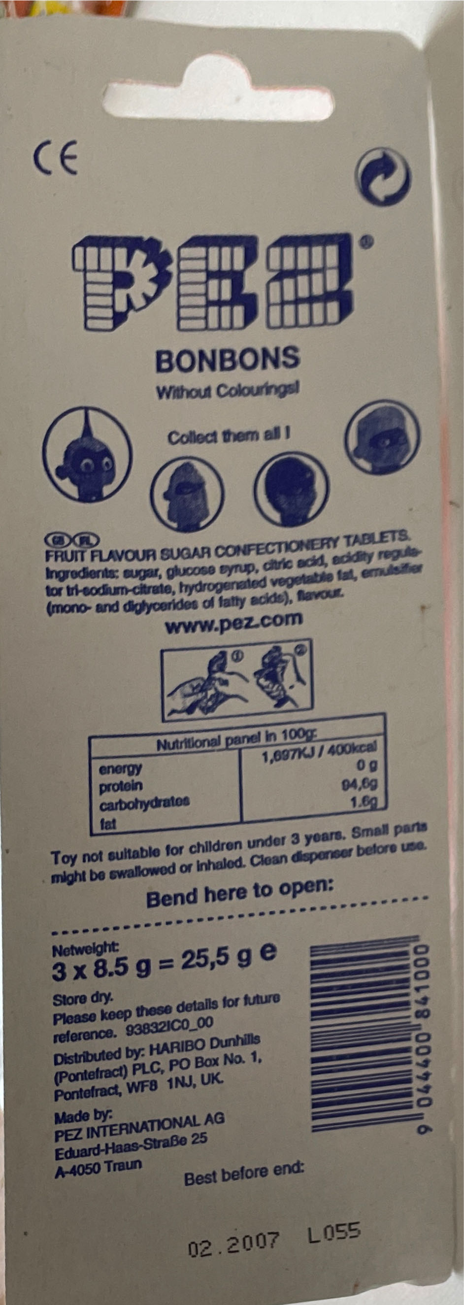 Dash - Disney - The Incredibles pez collectible [Barcode 9044400841000] - Main Image 2