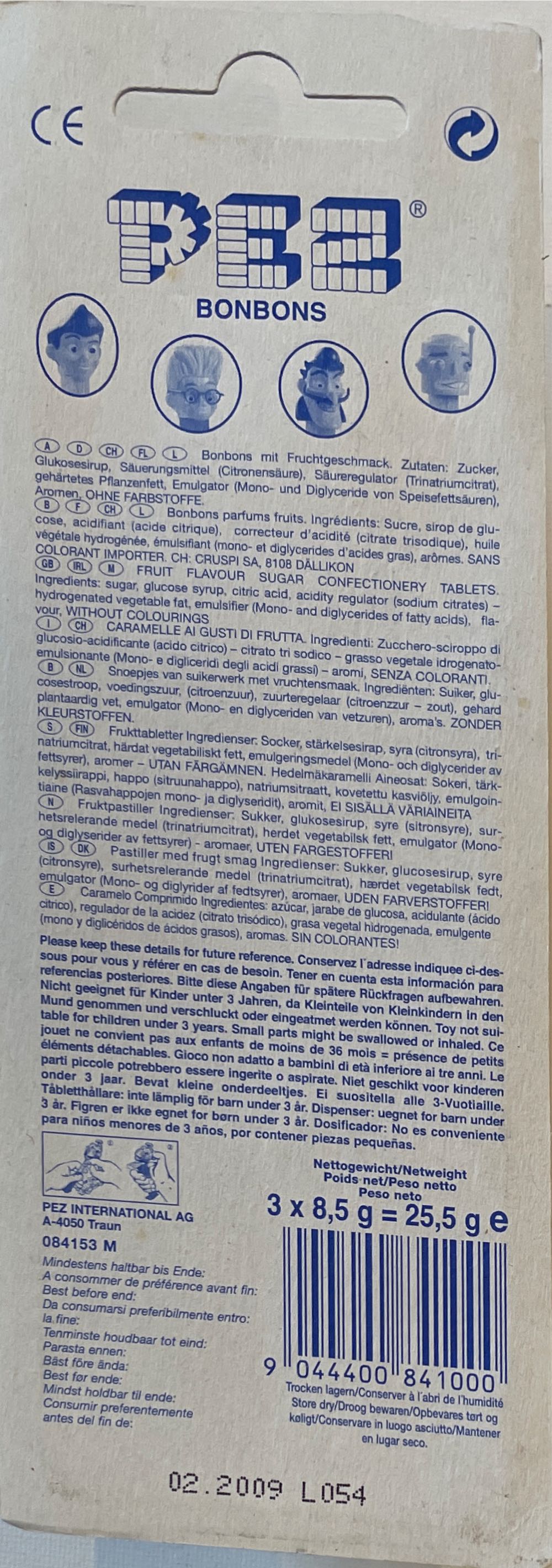 Lewis - Disney - Meet The Robinsons pez collectible [Barcode 9044400841000] - Main Image 2