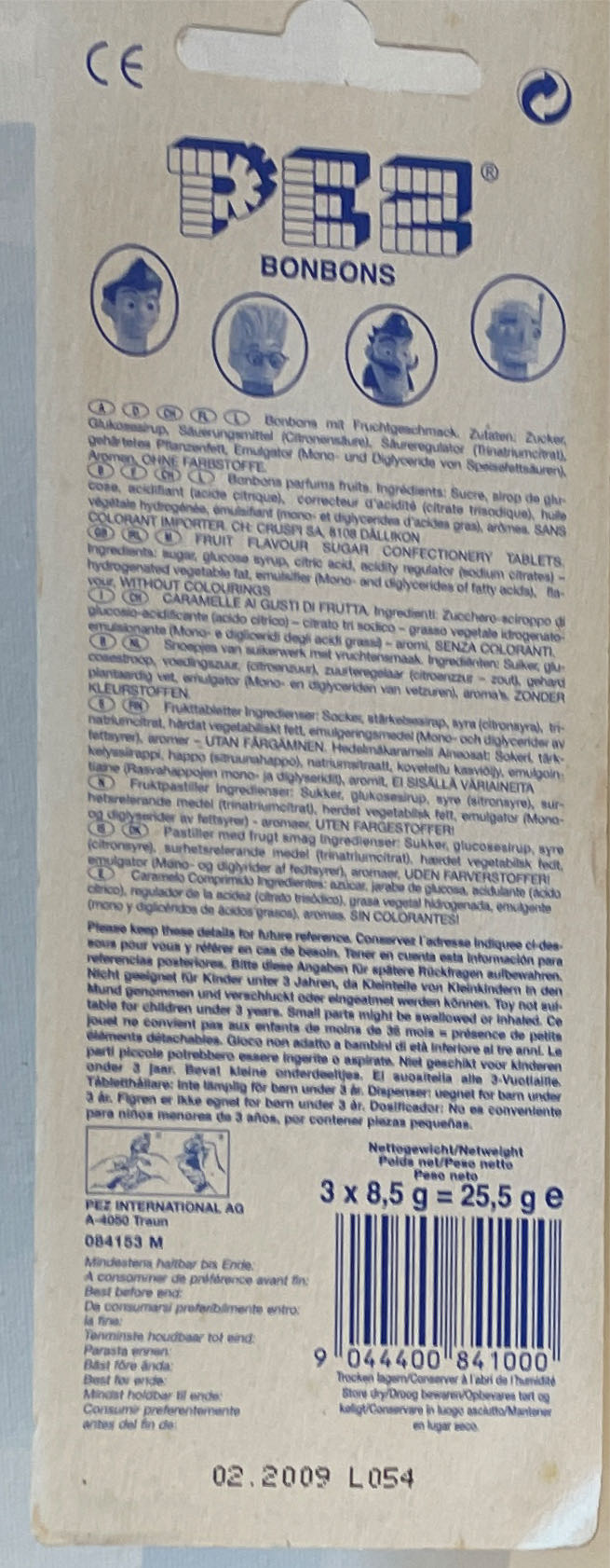 Wilbur - Disney - Meet The Robinsons pez collectible [Barcode 9044400841000] - Main Image 2