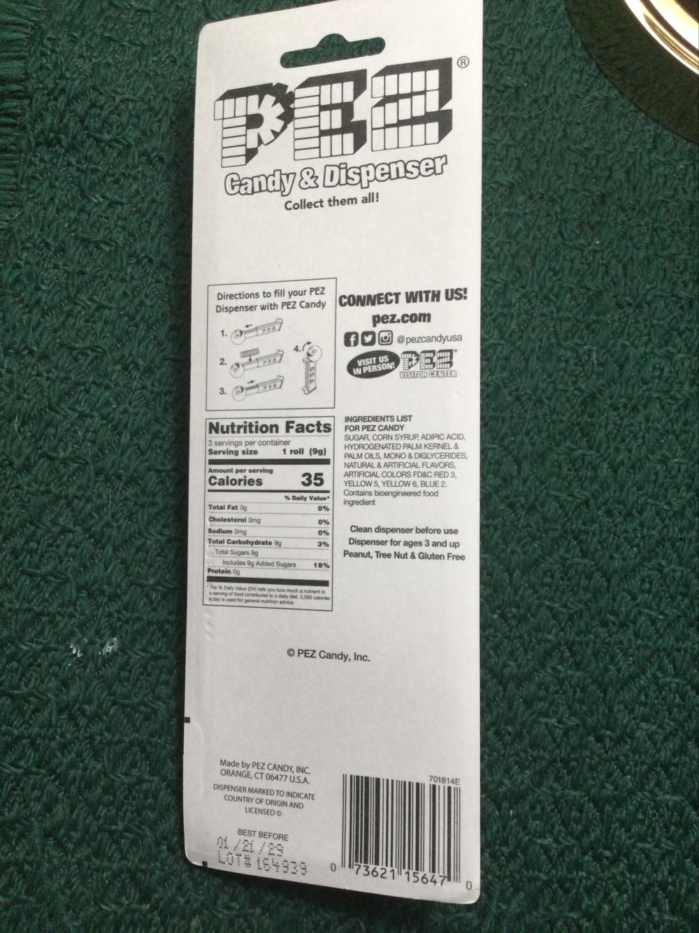 Retro Cherry Pez Presenter Girl - Limited Edition pez collectible [Barcode 073621156470] - Main Image 3