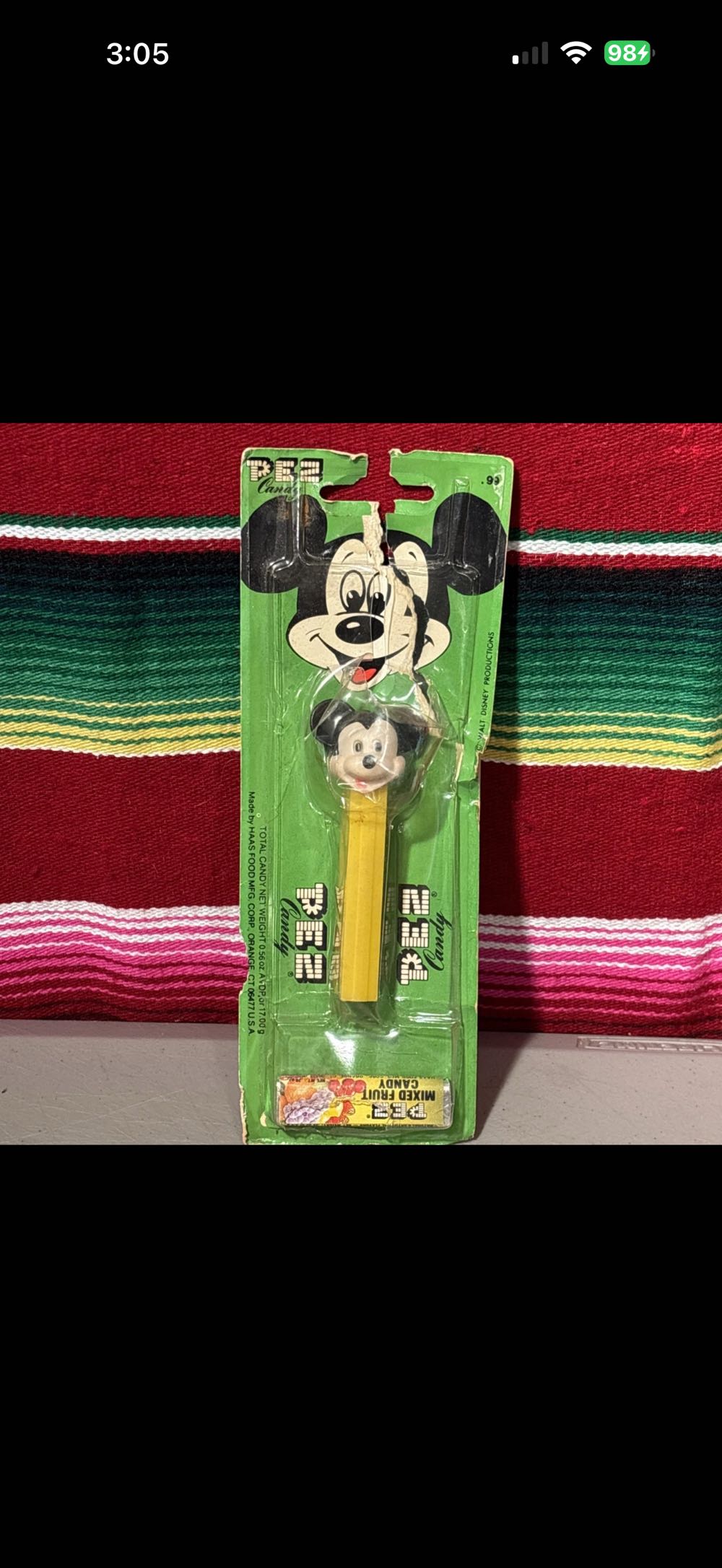 Disney - Mickey Mouse D NF - Disney pez collectible - Main Image 2