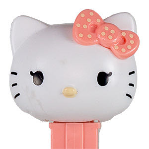 Hello Kitty - Hello Kitty With Polka Dot Pink Bow - Hello Kitty pez collectible - Main Image 2