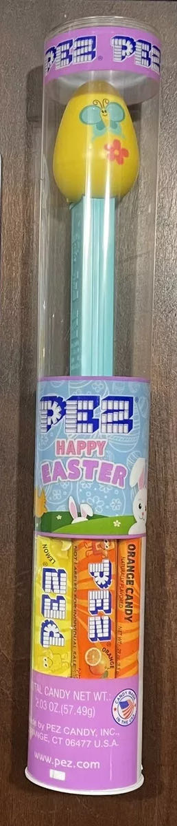 Easter - Yellow Egg W/Blue Butterfly & Red Flower - Easter pez collectible [Barcode 073621053434] - Main Image 3