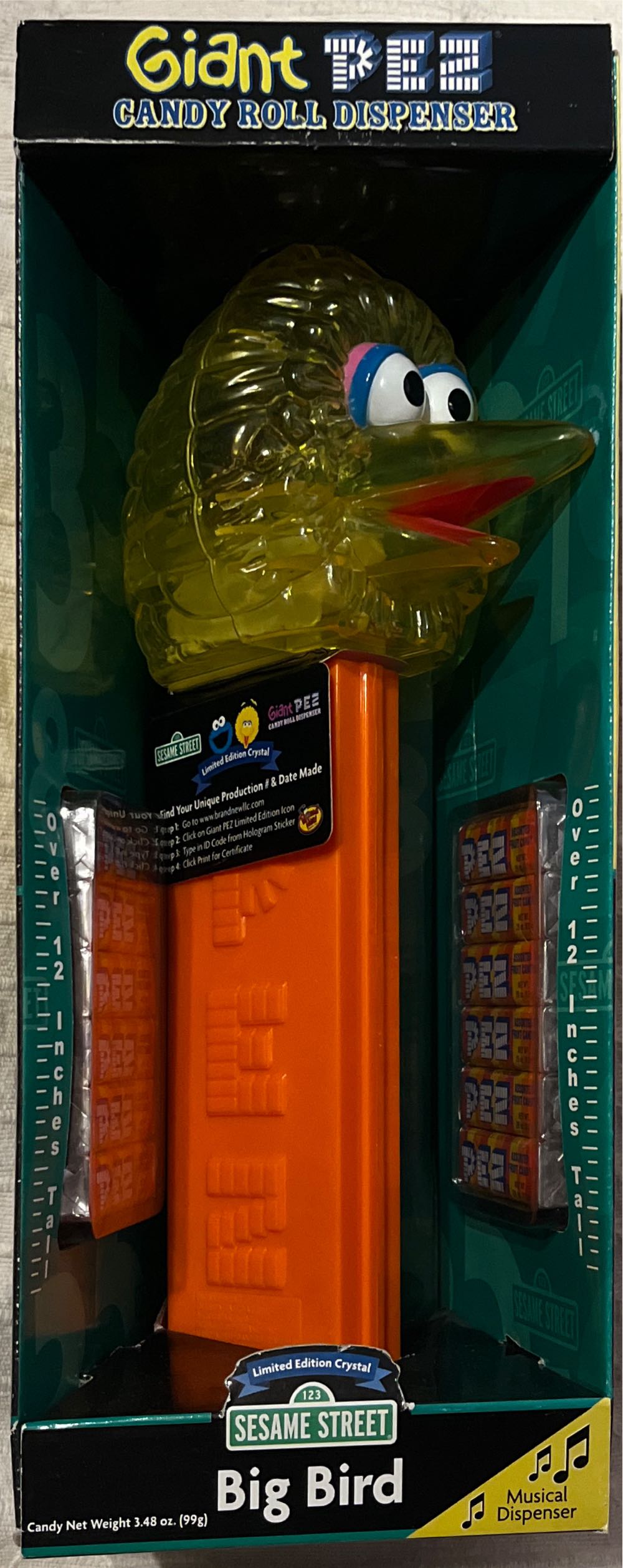 Hello Kitty With Purple Polka-Dot Bow Crystal