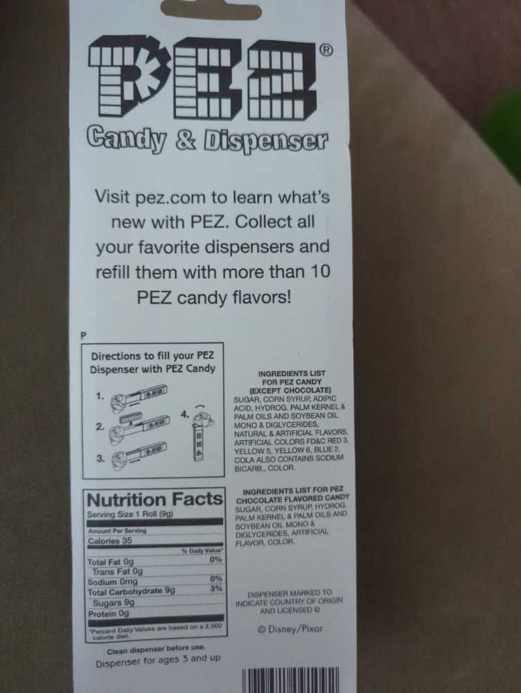 Disney Pixar Buzz Light-year Pez Dispenser - Disney - Toy Story pez collectible [Barcode 073621091092] - Main Image 2