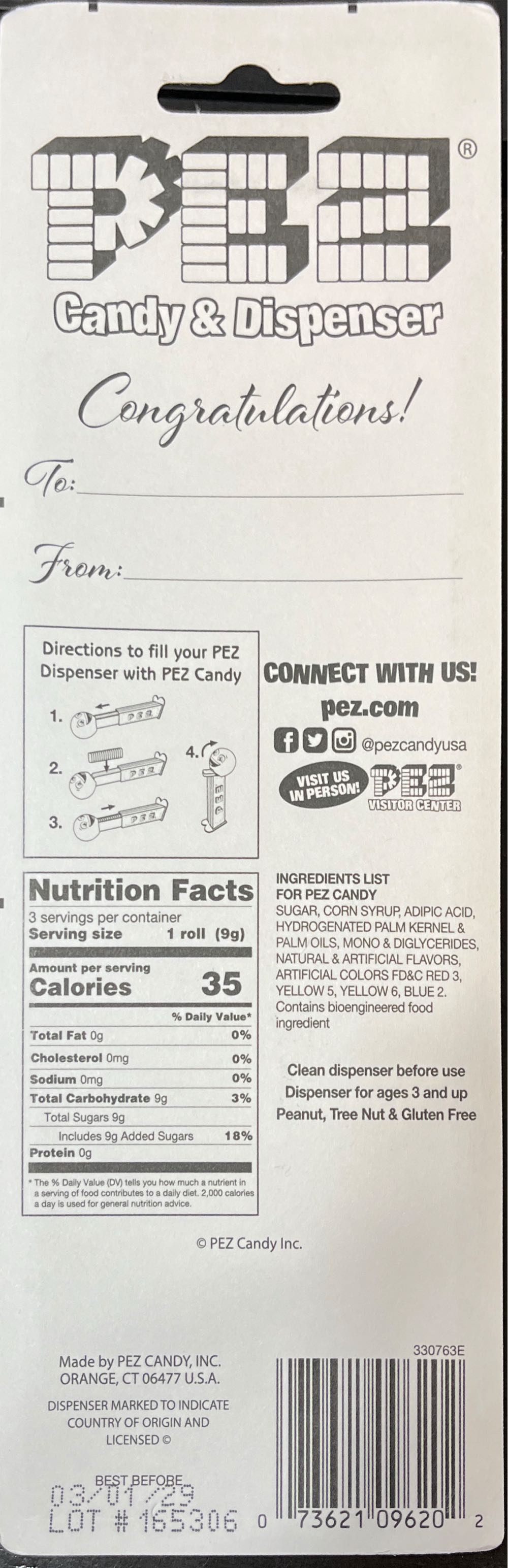 Wedding - Groom C - PEZ Originals pez collectible [Barcode 073621096202] - Main Image 2