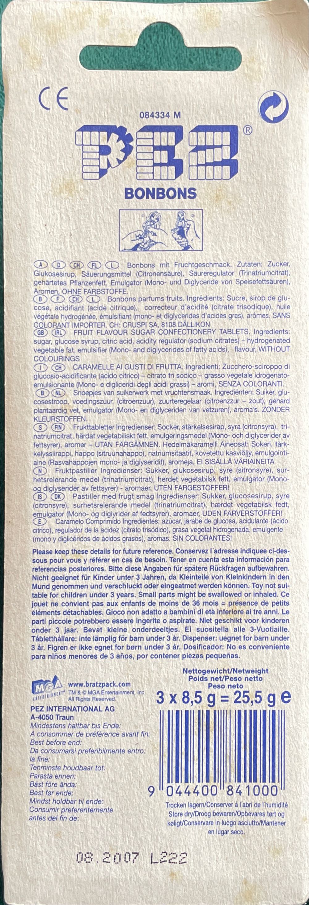 Yasmine - Bratz pez collectible [Barcode 9044400841000] - Main Image 2