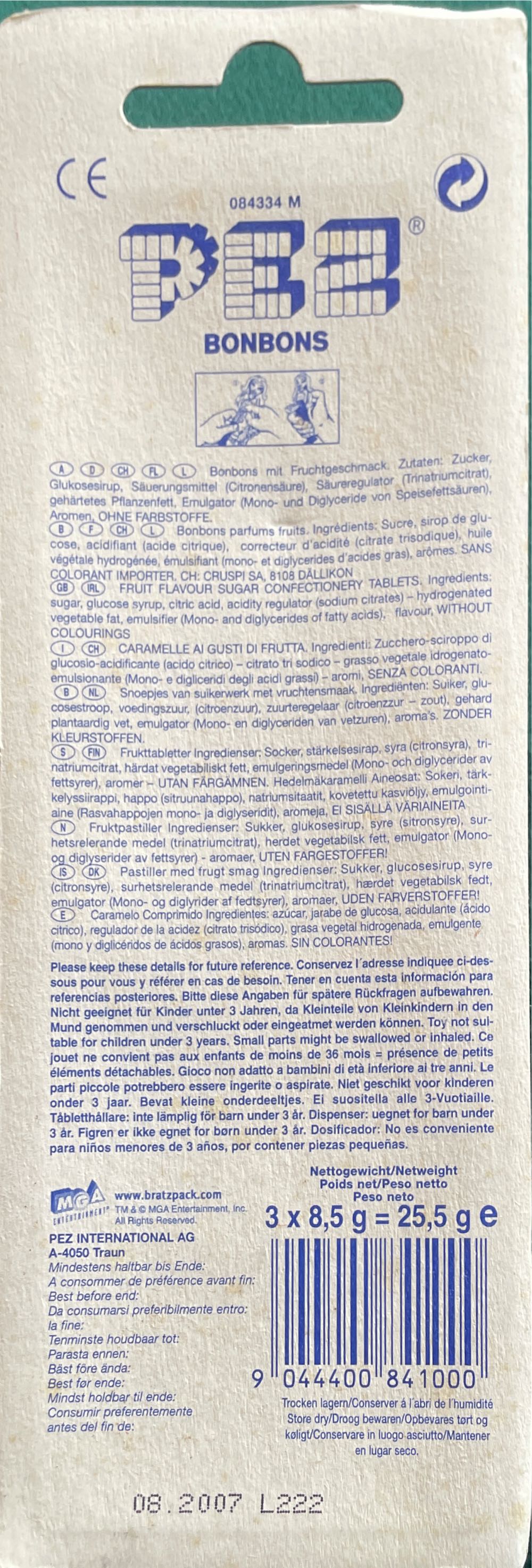 Jade - Bratz pez collectible [Barcode 9044400841000] - Main Image 2