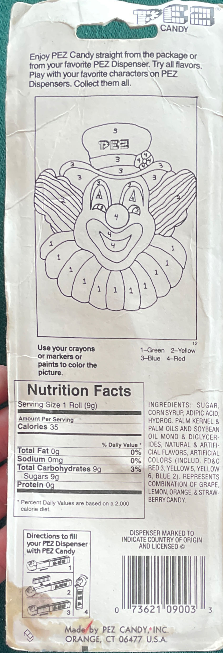 Yosemite Sam - Looney Tunes pez collectible [Barcode 073621090033] - Main Image 2