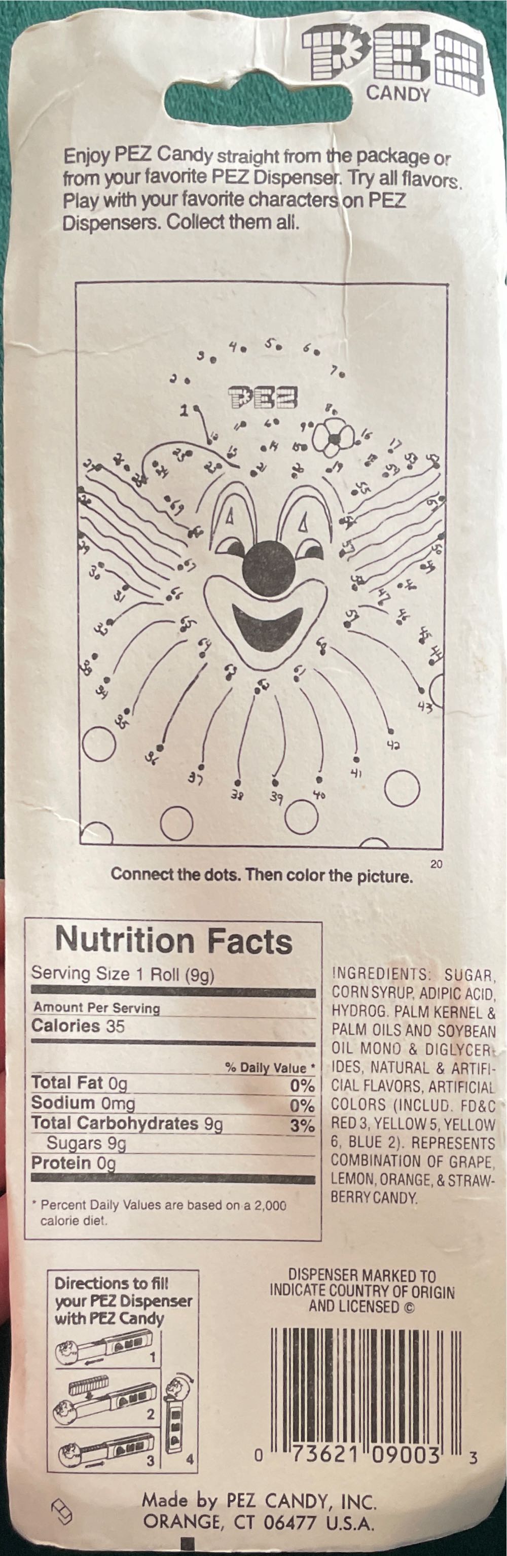 Fozzy Bear - Jim Henson’s Muppets pez collectible [Barcode 073621090033] - Main Image 2