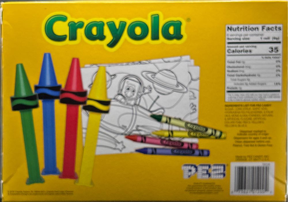 Crayola - Red Crayon - Games & Toys pez collectible [Barcode 073621012004] - Main Image 2