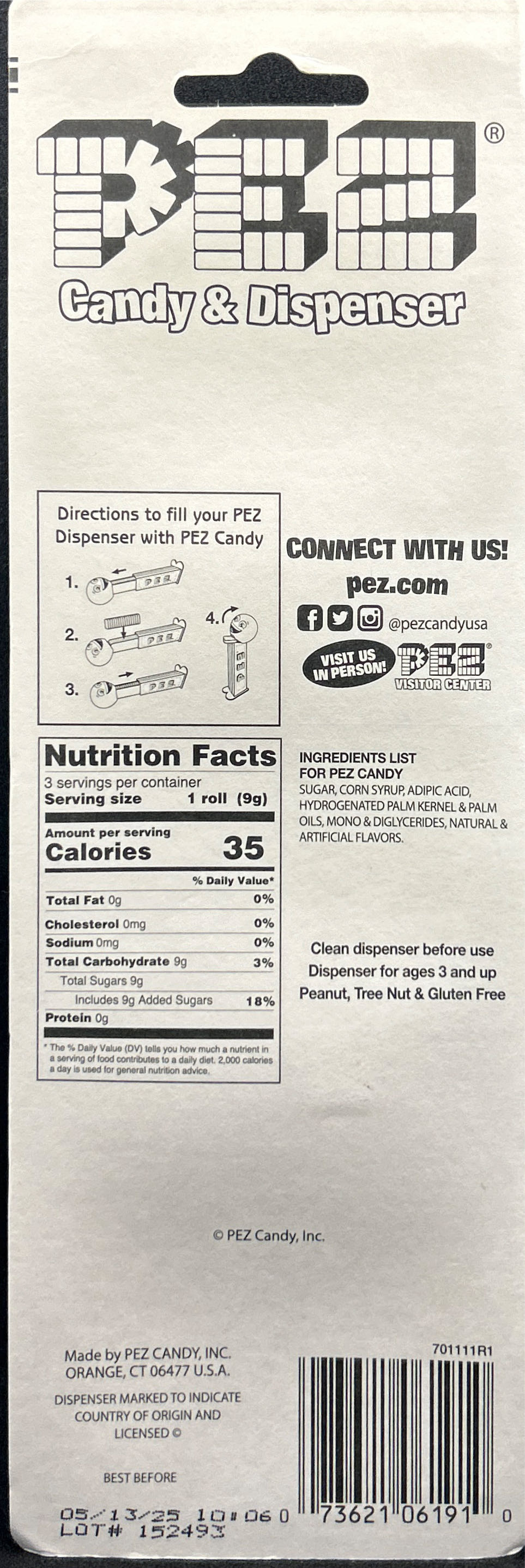 PEZ Mascot - Mystery Flavor  pez collectible [Barcode 073621061910] - Main Image 2
