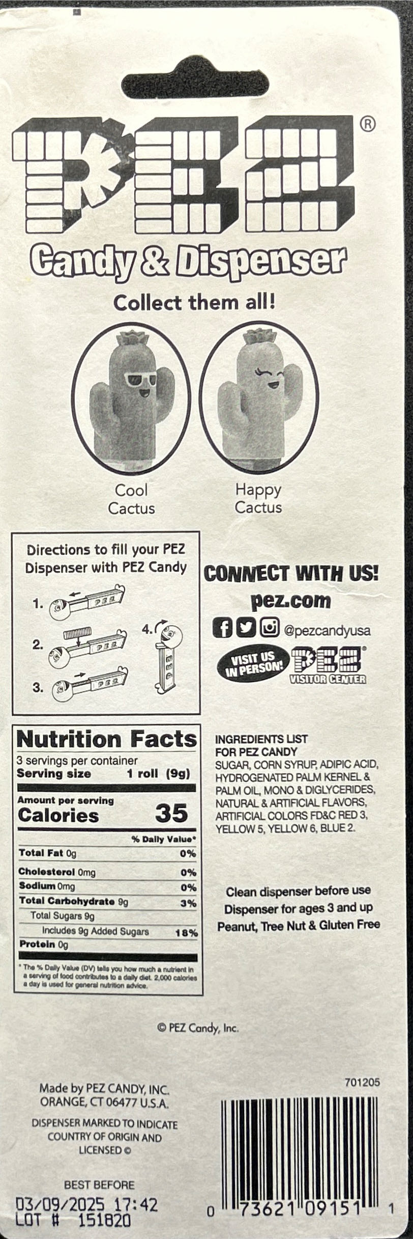 Cactus - Lily - Limited Edition pez collectible [Barcode 073621091511] - Main Image 2