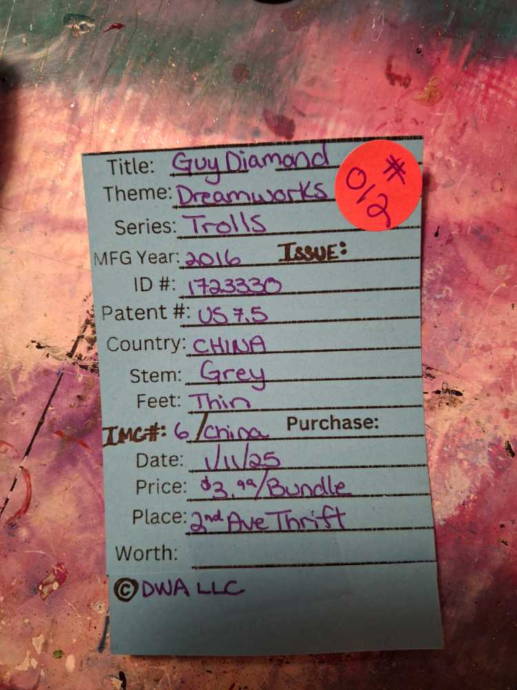 Trolls - Guy Diamond - Animated Movies pez collectible - Main Image 4