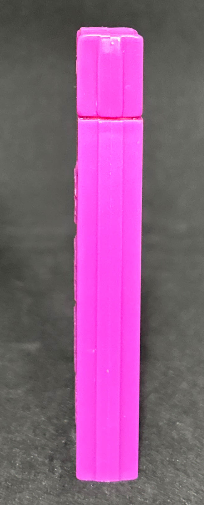 Pez - Regular Remake, purple pull-back, purple stem, larger white pin on side  pez collectible - Main Image 2