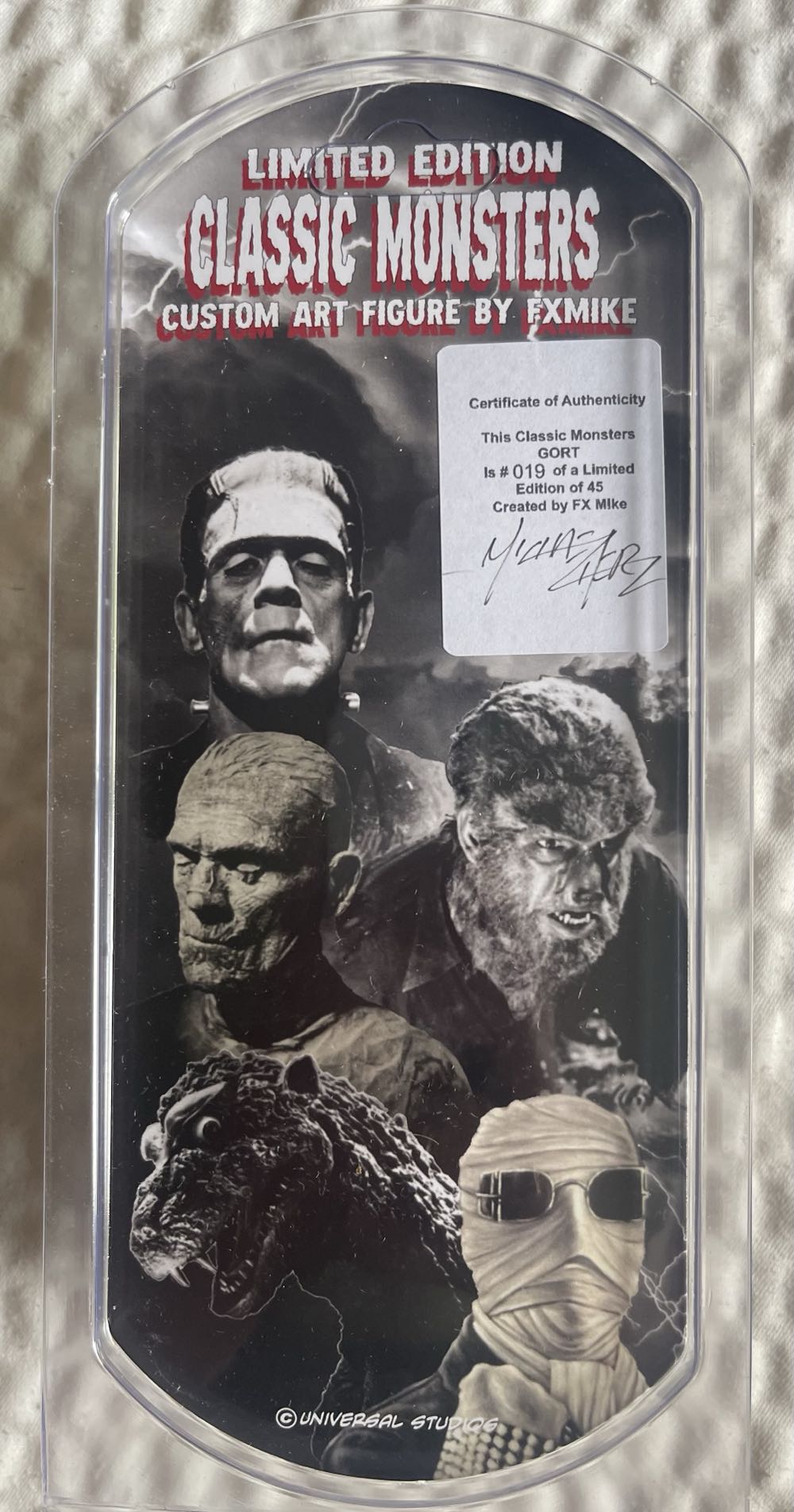 Classic Monsters - Gort - Limited Edition 19/45 Created By FX Mike   pez collectible - Main Image 2