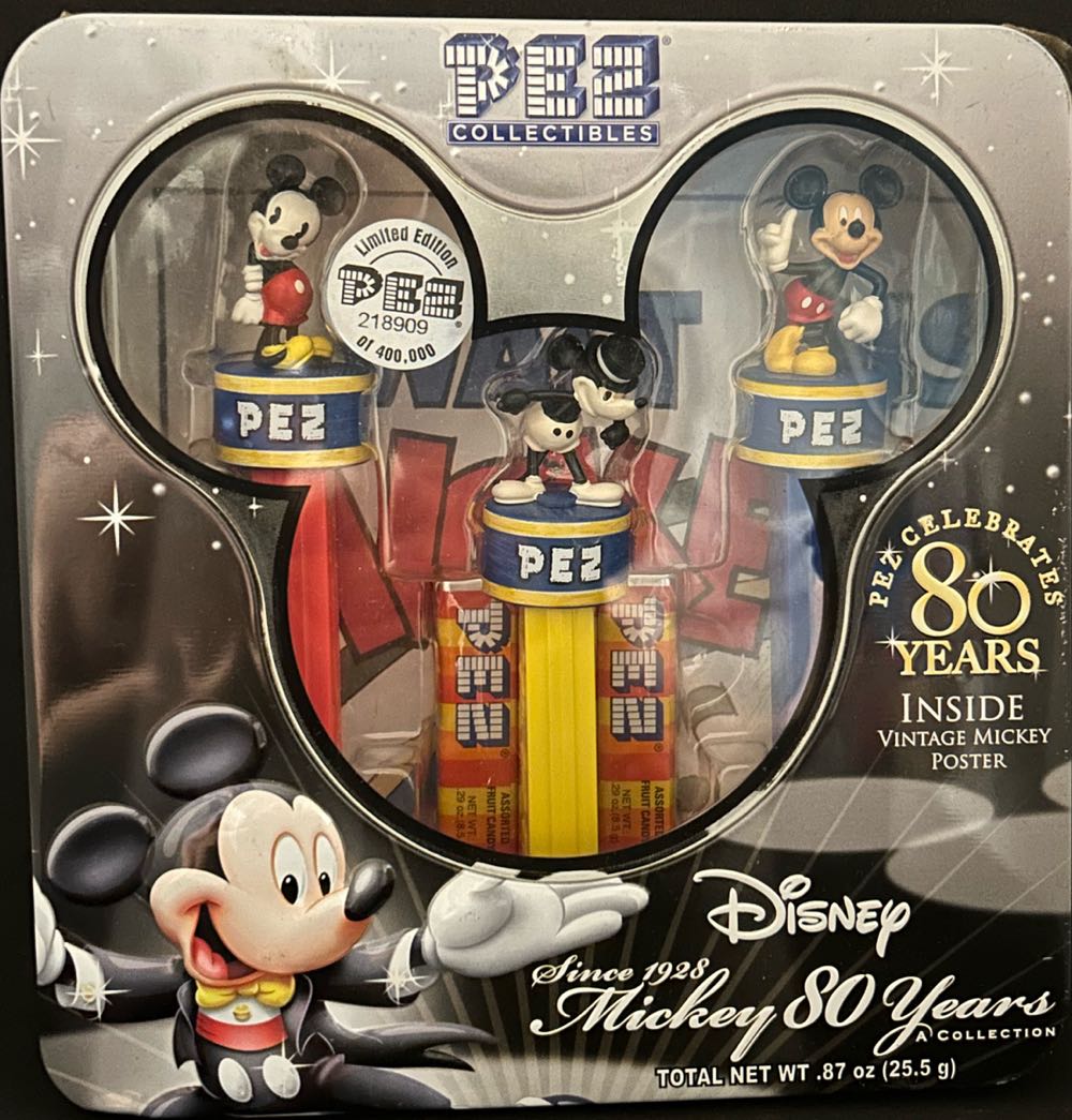 Disney - Steam Boat Willy 80th Anniversary - Cartoons pez collectible [Barcode 073621009103] - Main Image 4