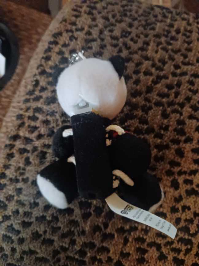 Panda Bear Cuddle Cub Keychain  - Valentine’s Day pez collectible - Main Image 2