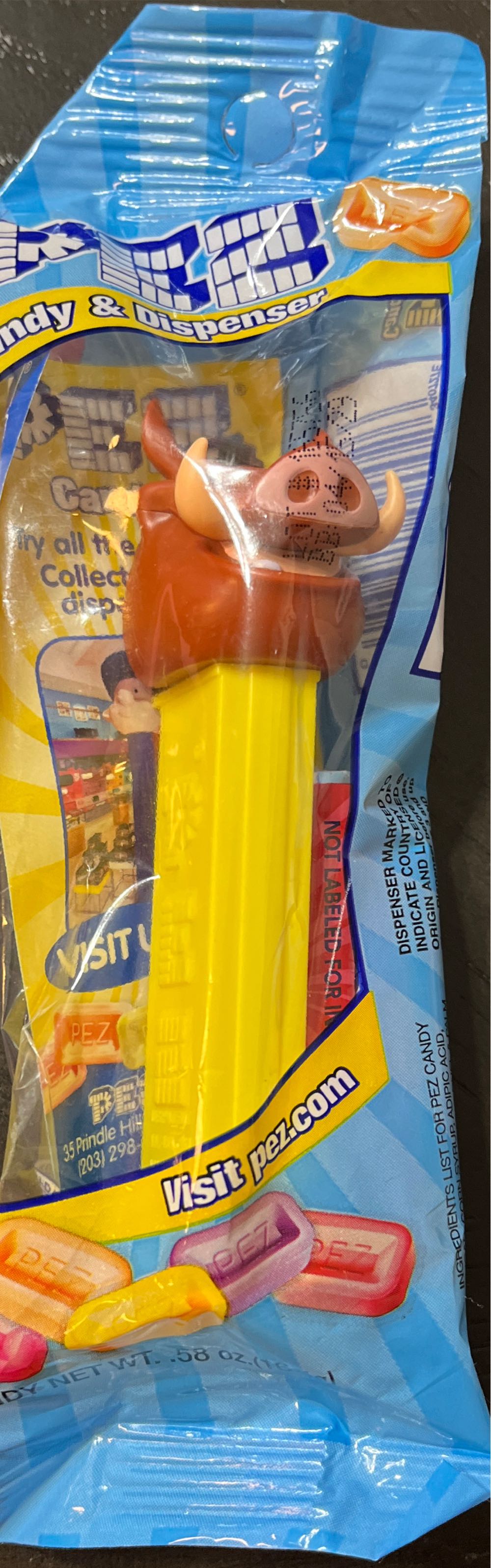 Lion King - Pumba - Disney - The Lion King pez collectible - Main Image 3